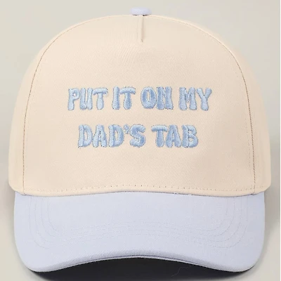 Put It On My Dad's Tab Hat/ Light