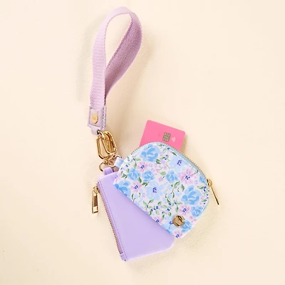 Dynamic Duo Pouch Wristlet-Secret Garden