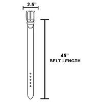 Faux Leather Link Belt