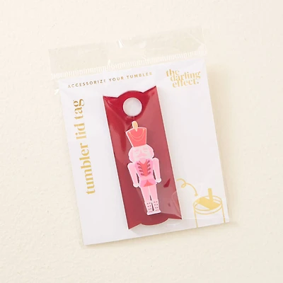 Nutcracker Tumbler Lid Tag
