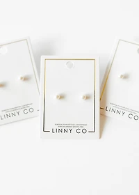 Screwback Stud Earrings Payton Pearl
