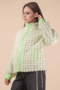 Cream & Lime Fleece