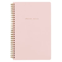 Church Notes Notebook - Blush Pink