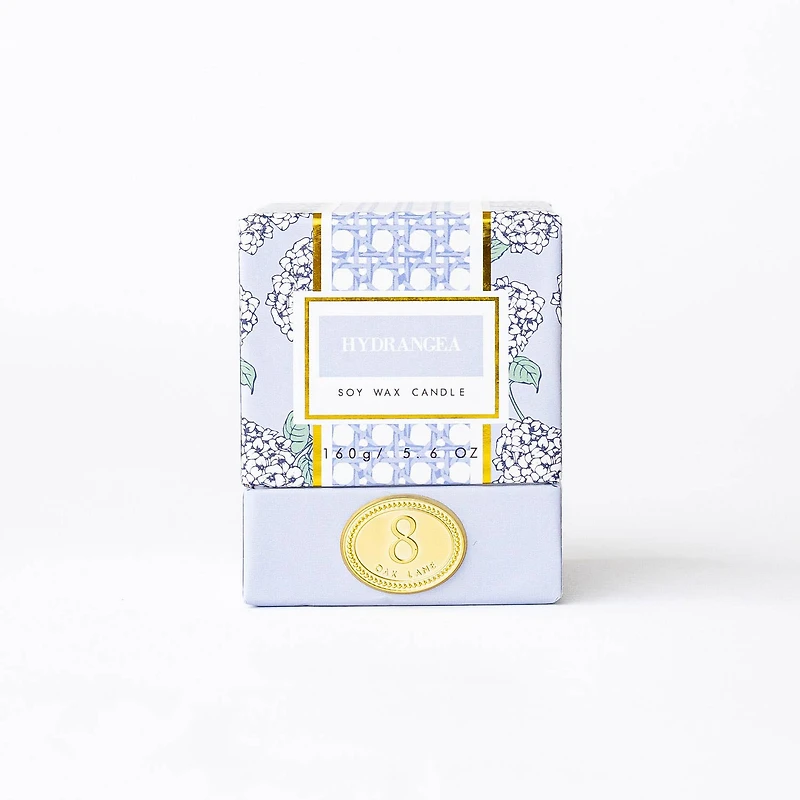 Hydrangea 5.6oz Soy Wax Candle