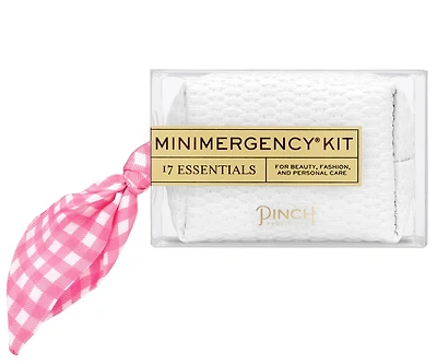 Gingham Scarf Minimergency Kit