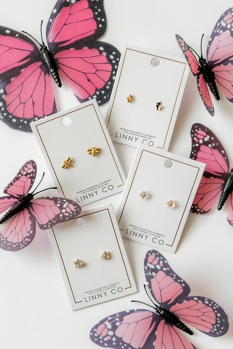 Screwback Stud Earrings - Maren