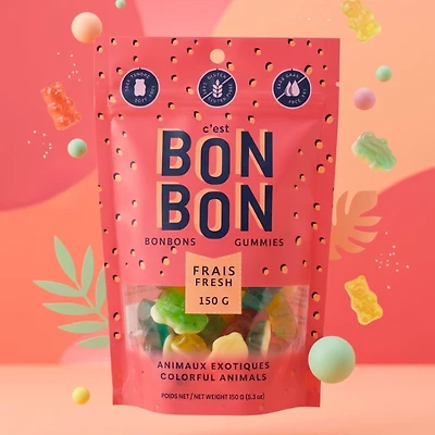 Colorful Animal Gummy Candies
