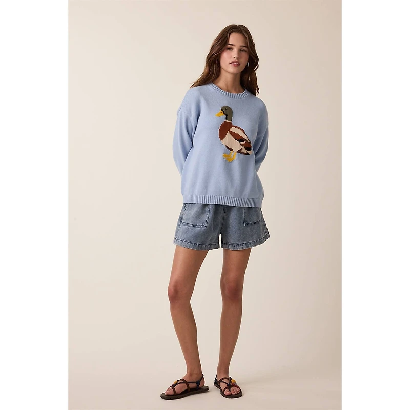Light Blue Duck Sweater