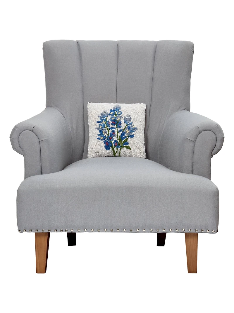 Bluebonnet Hook Pillow