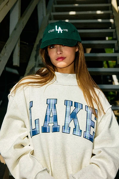 Lake/Mountain Mock-Neck Sweatshirt