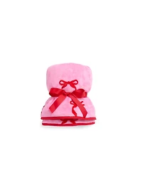 Pink Bow Bath Wrap