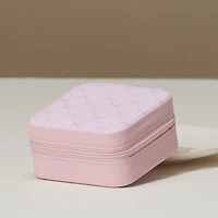 Bow Monogram Print Jewelry Box -Travel Size: Pink / One / 5AC78043