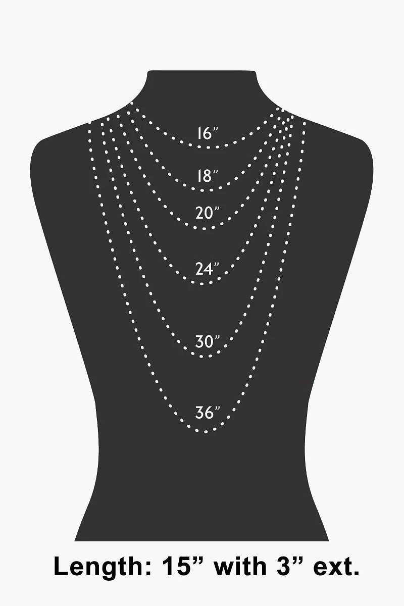 Clover Station Shell Charms Layered Chain Necklace