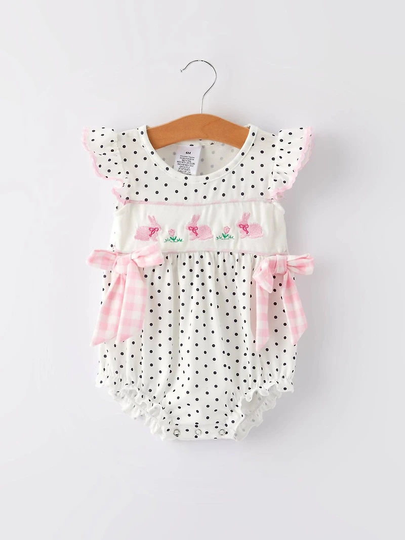 Easter Bunny Smocking Romper