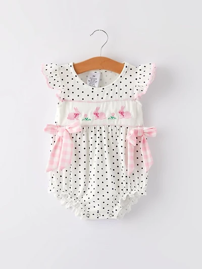 Easter Bunny Smocking Romper