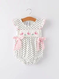 Easter Bunny Smocking Romper