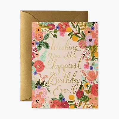 Garden Party Birthday Card