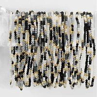 Assorted 2mm Stretch Seed Bead Bracelets