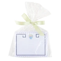 Navy Rose Scallop Note Cards