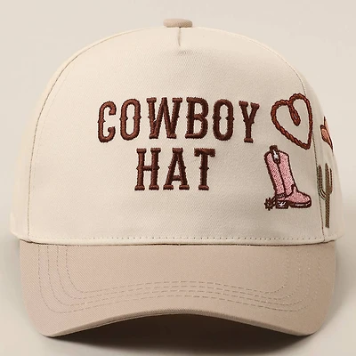 Cowboy Cactus Heart Hat