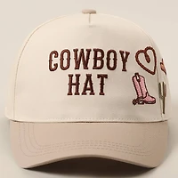 Cowboy Cactus Heart Hat