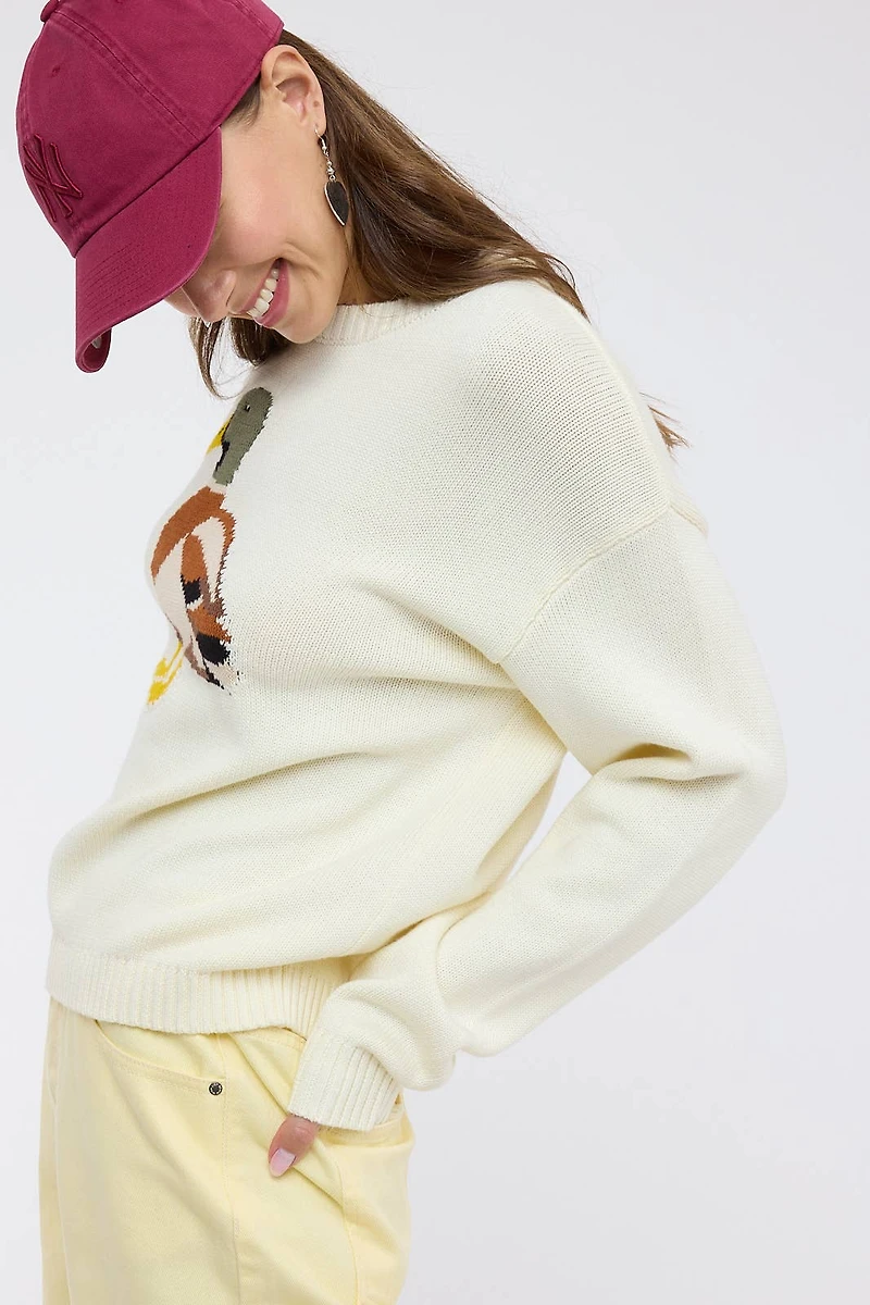 Cream Duck Sweater