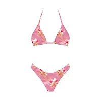Pink Floral Everyday Bikini Set