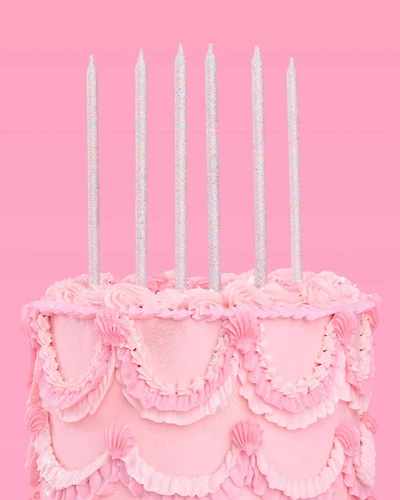 Shimmer Iridescent Glitter Candle