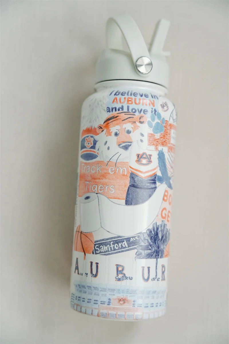 Auburn University 32 oz Insulated Water Bottle