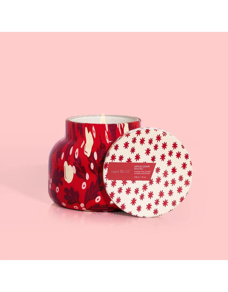 HOLIDAY PATTERN PLAY - APPLE CIDER SOCIAL PETITE JAR, 19 oz