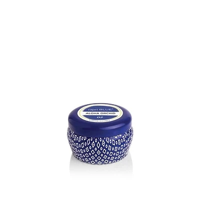 ALOHA ORCHID SIGNATURE BLUE MINI TIN, 3 oz