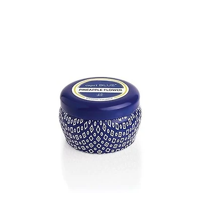 PINEAPPLE FLOWER SIGNATURE BLUE MINI TIN, 3 OZ