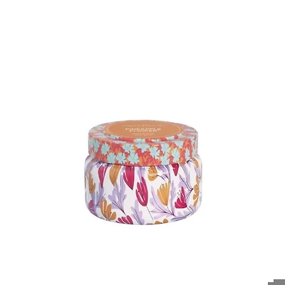PINEAPPLE FLOWER PATTERN PLAY PRINTED TRAVEL TIN, 8.5 oz