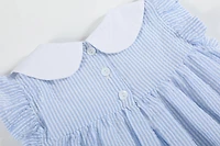 Blue and Pink Bow Ruffle Baby