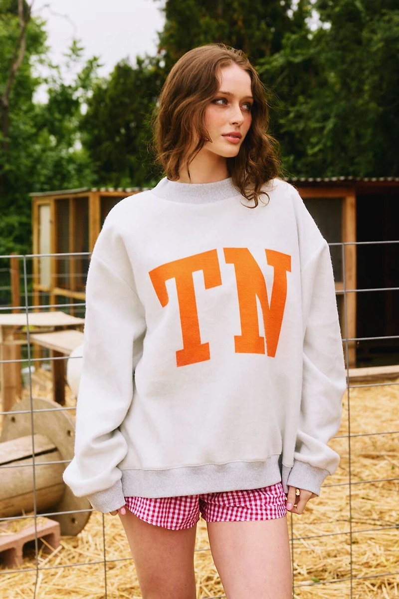 PRE-ORDER Tennessee Reversible Mock Neck Sweatshirt