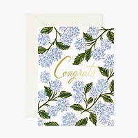 Hydrangea Congrats Card