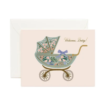 Floral Pram Card