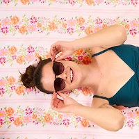 XL Quick-Dry Beach Towel-Petal Parade Pink