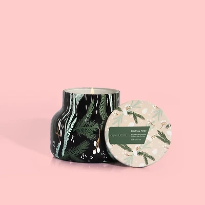 HOLIDAY PATTERN PLAY - CRYSTAL PINE SIGNATURE JAR, 8 oz