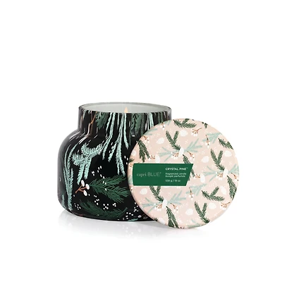 HOLIDAY PATTERN PLAY - CRYSTAL PINE SIGNATURE JAR, 19 oz