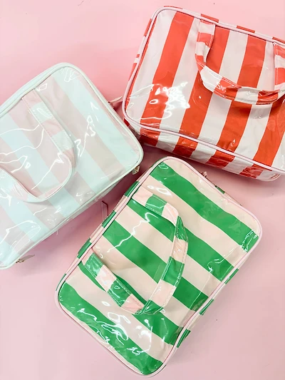 Colorful Stripe Travel Case