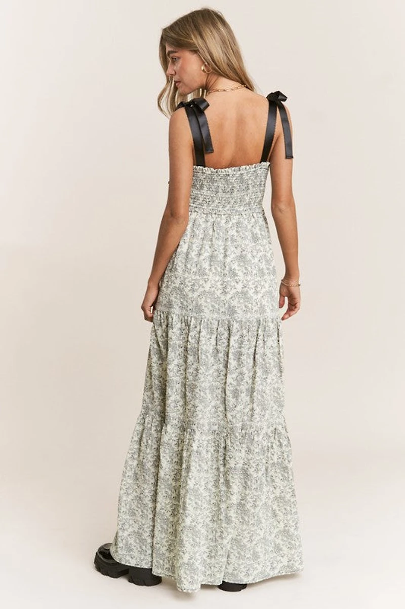 Shoulder Strap Maxi Dress