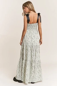 Shoulder Strap Maxi Dress