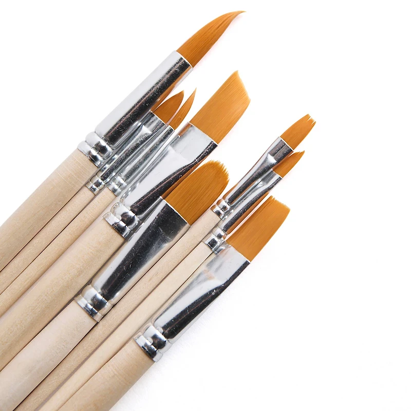 Paintbrush Set - 8 Assorted