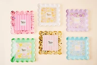 Square Scalloped Acrylic Frame