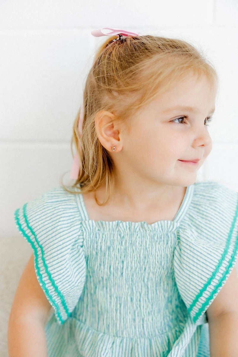 Screwback Stud Earrings Madison Pink