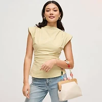 Cream Talullah Cameo Evening Bag
