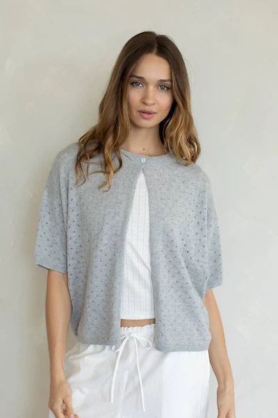 Short Sleeve Cardigan