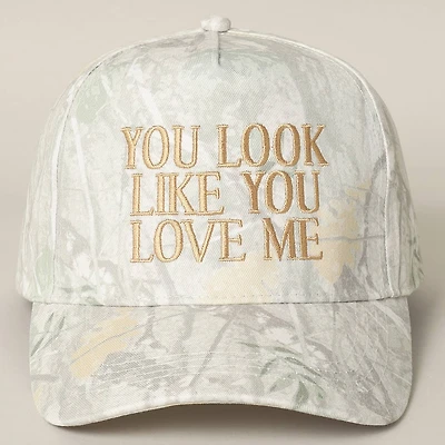 You Look Like You Love Me Cap/ Beige