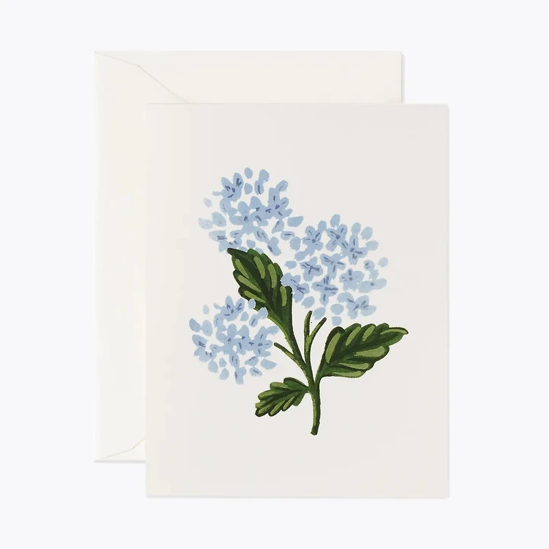 Hydrangea Bloom Card
